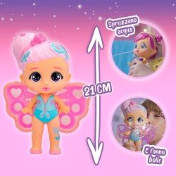 Imc Toys - BLOOPIES Magic Bubbles Diana, Bambola Fatina da Collezione che Spruzza Acqua e Fa Bolle Magiche con le sue Ali, 87859