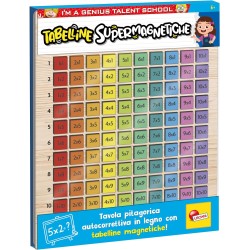 Lisciani Giochi - I m a Genius Tabelline Supermagnetiche, 105502