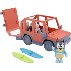 GIOCHI PREZIOSI - BLUEY - Auto 4X4 Veicolo Fuoristrada della Famiglia, Incluso Papà Bandit - BLY03000