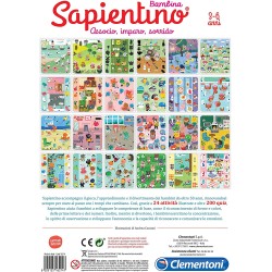 Clementoni-16214-Sapientino Bambina, Gioco educativo, Multicolore, 16214