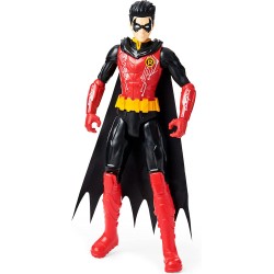 DC COMICS - BATMAN Personaggio Robin in scala 30 cm con decorazioni originali, 6062923