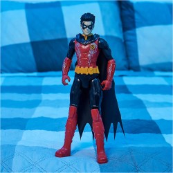 DC COMICS - BATMAN Personaggio Robin in scala 30 cm con decorazioni originali, 6062923