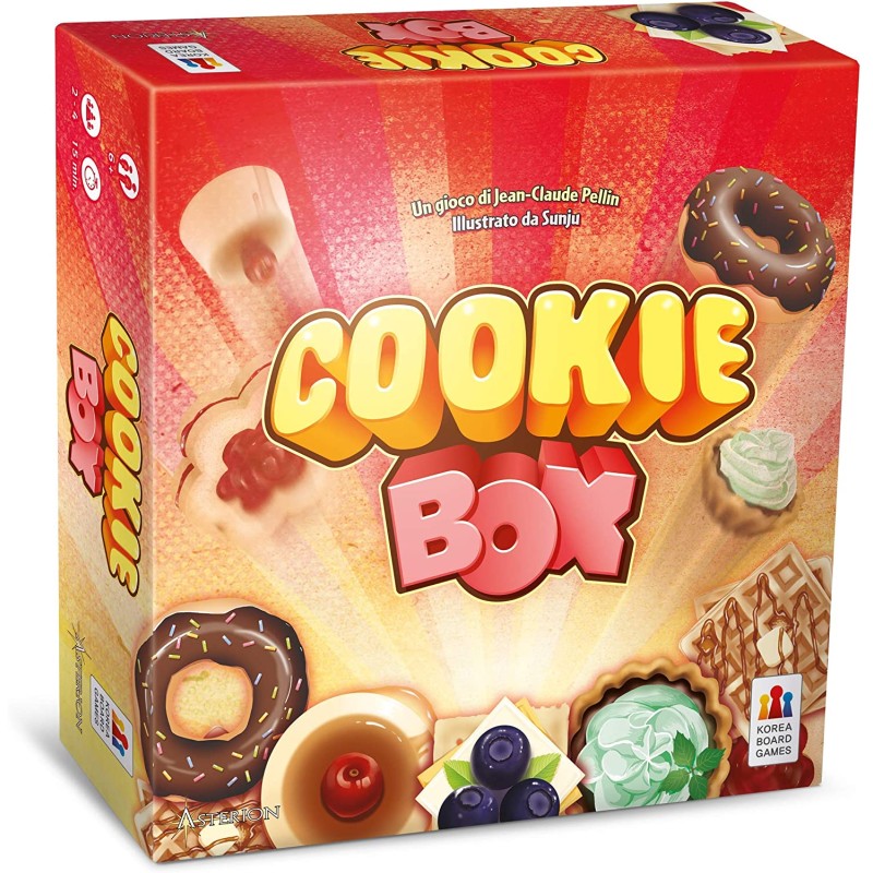 Asmodee- Cookie Box-Gioco da Tavolo Edizione in Italiano (8165 Italia), Multicolore