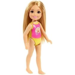 Mattel - Barbie Beach Doll Chelsea Bionda in Shell Design, GLN70