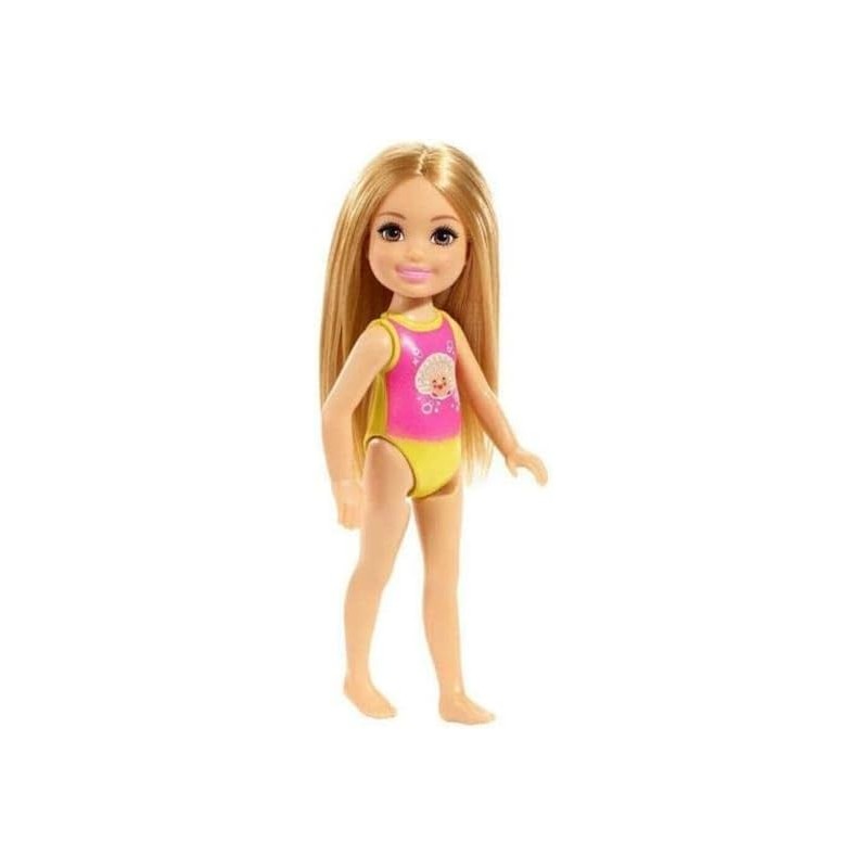 Mattel - Barbie Beach Doll Chelsea Bionda in Shell Design, GLN70