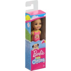 Mattel - Barbie Beach Doll Chelsea Bionda in Shell Design, GLN70