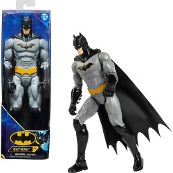 DC COMICS - BATMAN Personaggio Batman in scala 30 cm con decorazioni originali, 6063094