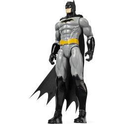 DC COMICS - BATMAN Personaggio Batman in scala 30 cm con decorazioni originali, 6063094