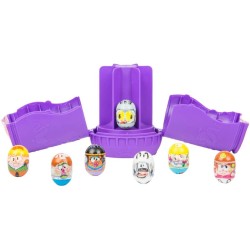 giochi preziosi mighty beanz, slam pack, con 8 personaggi inclusi