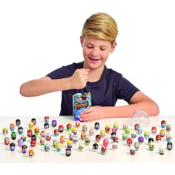 giochi preziosi mighty beanz, slam pack, con 8 personaggi inclusi