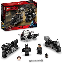 LEGO 76179 - Super Heroes Inseguimento sulla Moto di Batman e Selina Kyle, con Motociclette e Bat-Segnale Fosforescente - LG7617