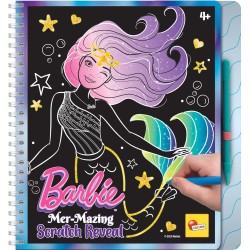 Lisciani - Barbie Sketchbook Mer-mazing Scratch Reveal, 12327