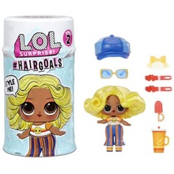 LOL Surprise Hairgoals Serie 2, 15 Sorprese all Interno, Bambola a Sorpresa con Accessori e Capelli tutti da Pettinare, Cambia C