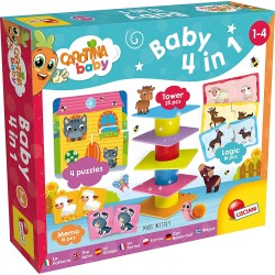 Lisciani Giochi - Carotina Baby 4 in 1, Gioco Educativo Prescolare - LI79872