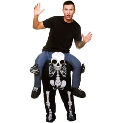 Carry Me® Skeleton Costume adulto Taglia Unica "originale"