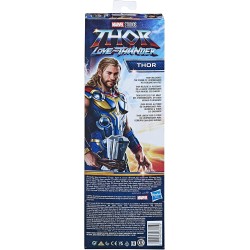 Hasbro - Marvel Avengers, Titan Hero Series - Thor, Action Figure da 30 cm del Film Thor: Love And Thunder con Accessorio, F4135