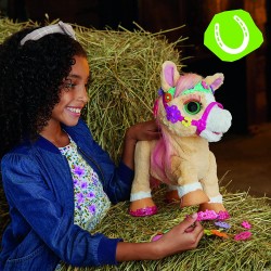 Hasbro - FurReal Cinnamon, Il Mio Pony Stiloso, peluche interattivo da 35 cm, F43955L00