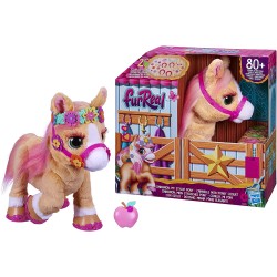 Hasbro - FurReal Cinnamon, Il Mio Pony Stiloso, peluche interattivo da 35 cm, F43955L00