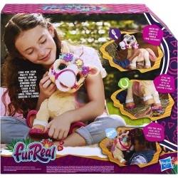 Hasbro - FurReal Cinnamon, Il Mio Pony Stiloso, peluche interattivo da 35 cm, F43955L00