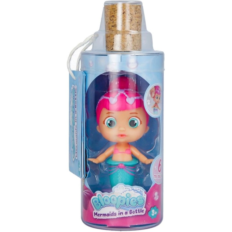 IMC Toys - Bloopies Mermaids in A Bottle Cdu 12 Un, Multicolore, assortimento casuale, 923942