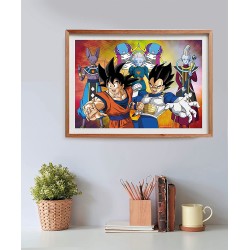 Clementoni - Dragon Ball - 500 Pezzi Adulti, Supereroi, Puzzle Anime, Made in Italy, Multicolore - CL35135