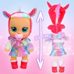 Imc Toys - CRY BABIES Dressy Fantasy Hannah, Bambola Interattiva che Piange Lacrime Vere con Capelli da Acconciare, 88436IM