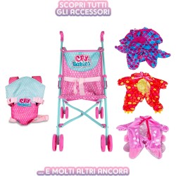 Imc Toys - CRY BABIES Dressy Fantasy Hannah, Bambola Interattiva che Piange Lacrime Vere con Capelli da Acconciare, 88436IM