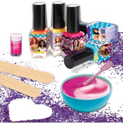 Lisciani Giochi - Set Barbie Nail Art Colour Change, 97982