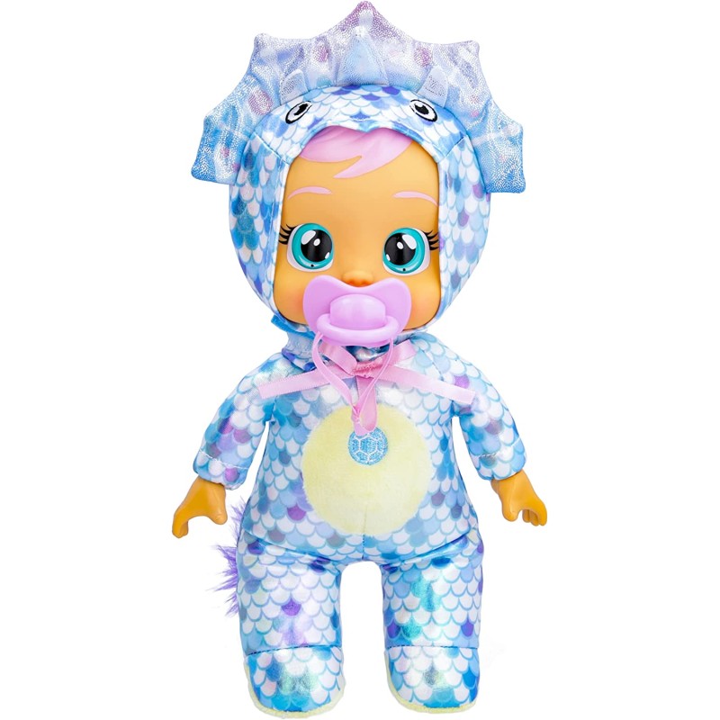 Imc Toys - Cry Babies Tiny Cuddles Dino Azzurra, 88634IM