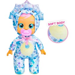 Imc Toys - Cry Babies Tiny Cuddles Dino Azzurra, 88634IM