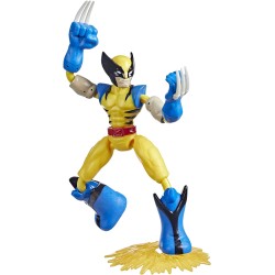 Hasbro - Marvel Avengers Bend And Flex Missions, Action Figure di Wolverine Fire Mission, F49655X00