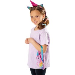 Rubies - Set Accessori Barbie Unicorno per Ragazze, Borsa Unicorno Clip per Capelli e Cerchietto Ufficiale Mattel - RU301463