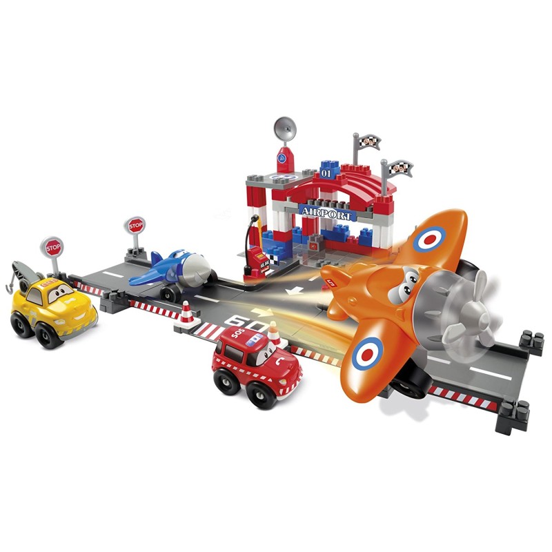 Ecoiffer - Abrick Playset Aereoporto 87 Pz.