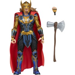 Hasbro - Marvel Legends Series -Thor, Action Figure collezionabile da 15 cm, Ispirata al Film Thor: Love And Thunder, Include 3 