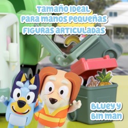 Giochi Preziosi - Bluey Camion Della Spazzatura - Playset Del Camion Della Spazzatura Visto Nella Serie Bluey, Con 2 Personaggi 