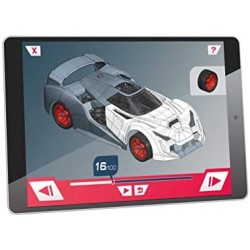 Clementoni- Scienza Build-Hypercar, Set di Costruzioni, Laboratorio Meccanica, Gioco scientifico (Versione in Italiano), Bambini