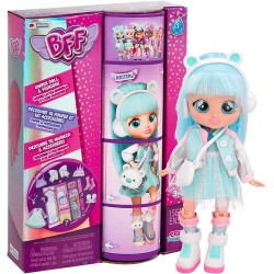 Imc Toys - BFF BY CRY BABIES Kristal, Bambola alla Moda da Collezione con Capelli Lunghi, 904378IM