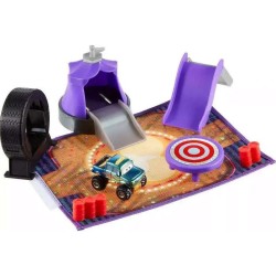 Mattel - Disney Pixar Cars Die Cast Metal Mini Racers Stunt Circus Mini Playset - HMD61