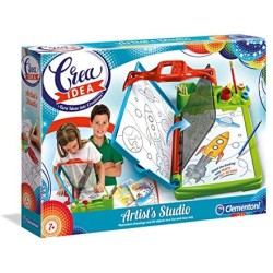 Clementoni-15238 Crea Idea-Artist s Studio-Made in Italy-Disegno-Gioco Creativo, 7 Anni+, Multicolore, 15238