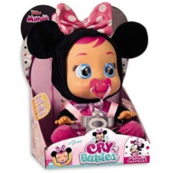 IMC Toys Bebes Llorónes- Bambola Che Piange, dai 18 Mesi Minnie sin Talla Multicolore