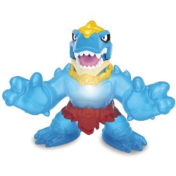 Grandi Giochi - Goo JIT ZU Dino Power DINOGOO, allungabile, con riempimento. Speciale e con luci e suoni, GJT18000.