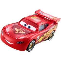 Mattel - Cars 3 - Lightning McQueen con Ruote da Corsa Macchina Giocattolo in Scala 1:55 - FLM20