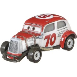 Mattel - Disney Pixar Cars - Duke Coulters Die-Cast 1:55 Colore Bianco/Rosso - FLL95