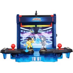 Akedo Battle Arena, Set di Gioco per Allenamento e Battaglia con 2 Personaggi e 2 Controller.