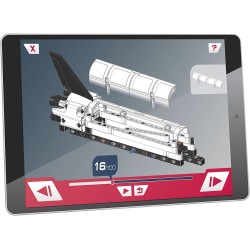 Clementoni - Scienza Build fluttuante - Set Costruzioni, Laboratorio Meccanica, Gioco scientifico, Shuttle modellino - CL19270