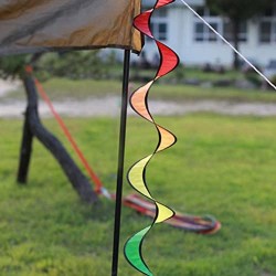 arcobaleno Vento Spinner Vento Colorato Twister Decorazione per Tenda Giardino Prato All aperto