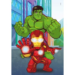 Clementoni - Puzzle Super Heroes Marvel 3x48 pz Other Play for Future Hero, Materiali 100% riciclati - CL25257