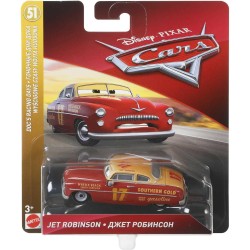 Mattel - Disney Pixar Cars - Jet Robinson Die-Cast 1:55 Colore Giallo/Rosso - FLL67