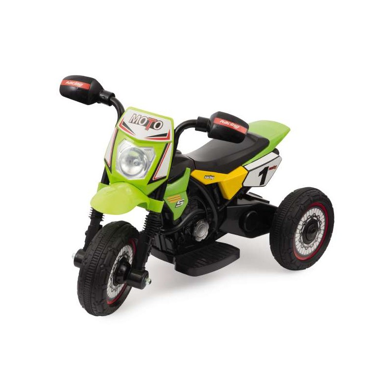 LAMAS - Moto Elettrica Mini Cross Verde - 6V