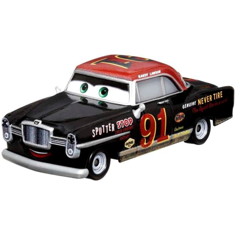 Mattel - Disney Pixar Cars - Randy Lawson Veicolo Die-Cast 1:55 Colore Nero/Rosso - GCB89